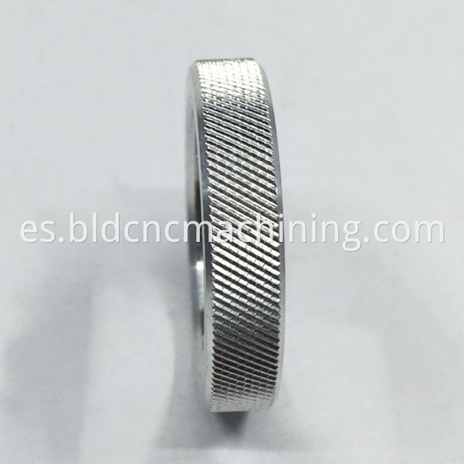 diamond knurling aluminum parts